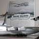 Modelo a escala del CX-HLS de Boeing, bastante parecido al C-5 Galaxy de Lockheed que finalmente ganaría
